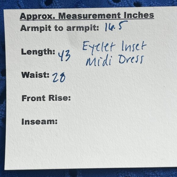 London Times Eyelit Inset Midi Dress Size 6 - Picture 7 of 7